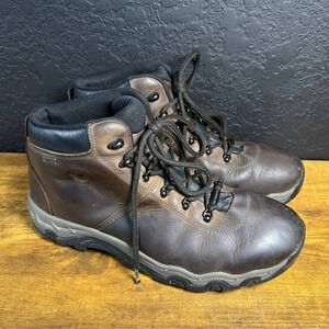 Outdoor Gear Canyon‎ 7021 Brown Leather Waterproof Hiking Boots Mens 12
